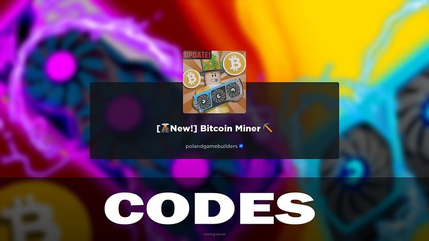 Bitcoin Miner codes (February ) — free crates, boosts and more | LEVVVEL