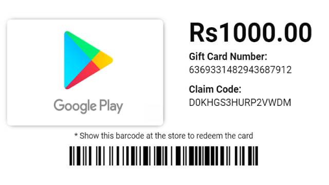 Free Google Play Redeem Code Today Rs, , On 2 March