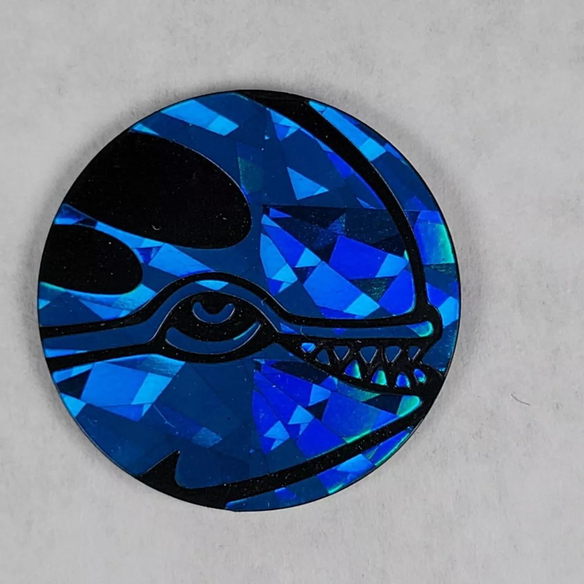 Black & Blue Clear Kyogre Coin | Magic Madhouse