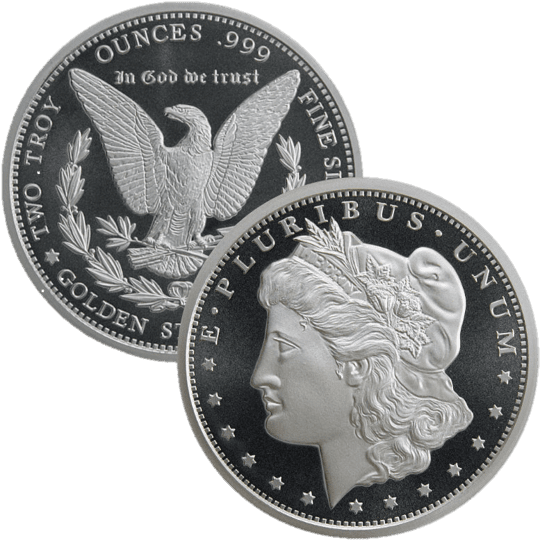 2 oz Silver Rounds - Hero Bullion