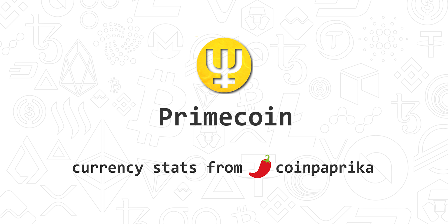 Primecoin Price Today - XPM Coin Price Chart & Crypto Market Cap