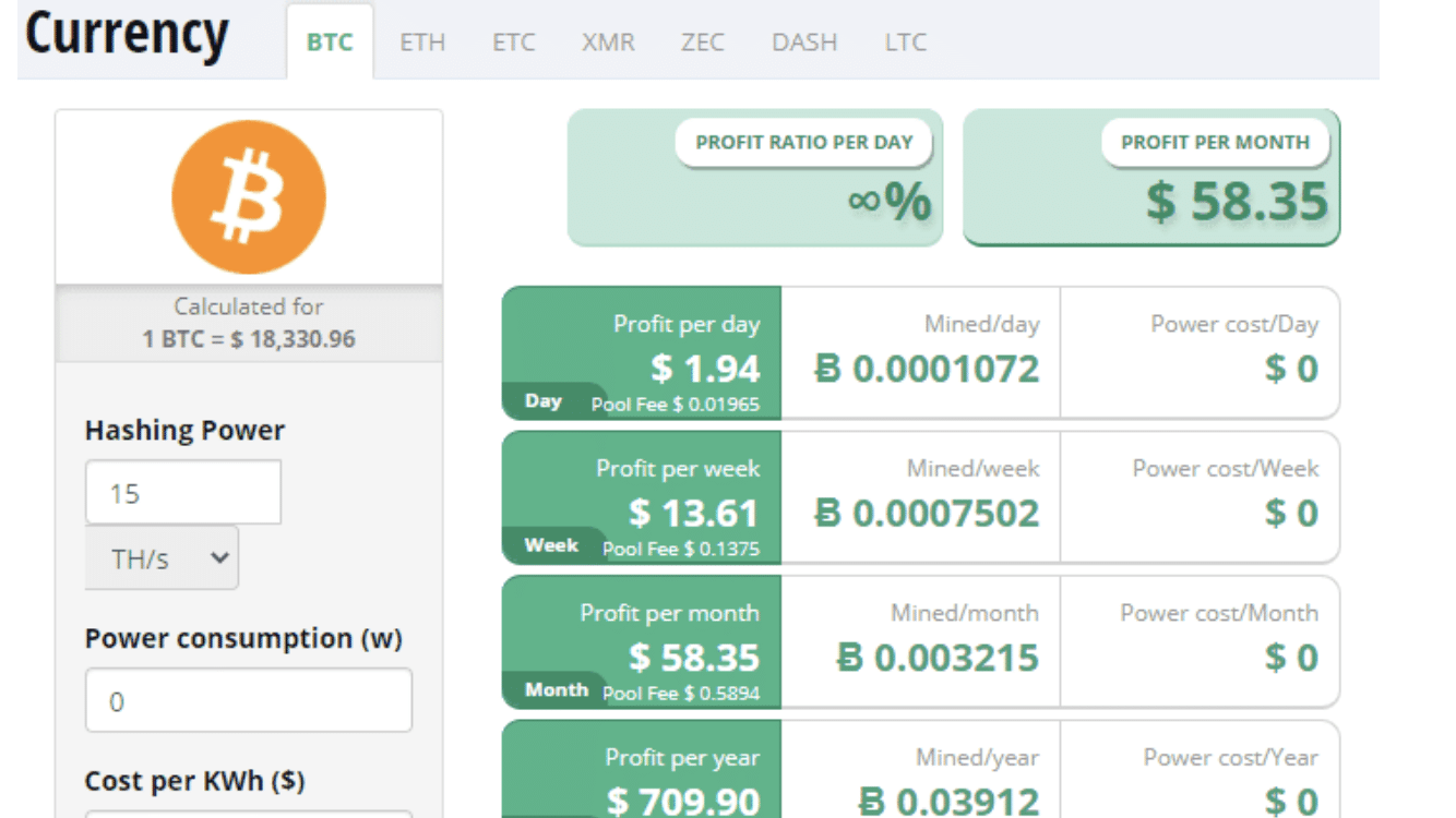 ASIC Mining Profit Calculator - WhatToMine