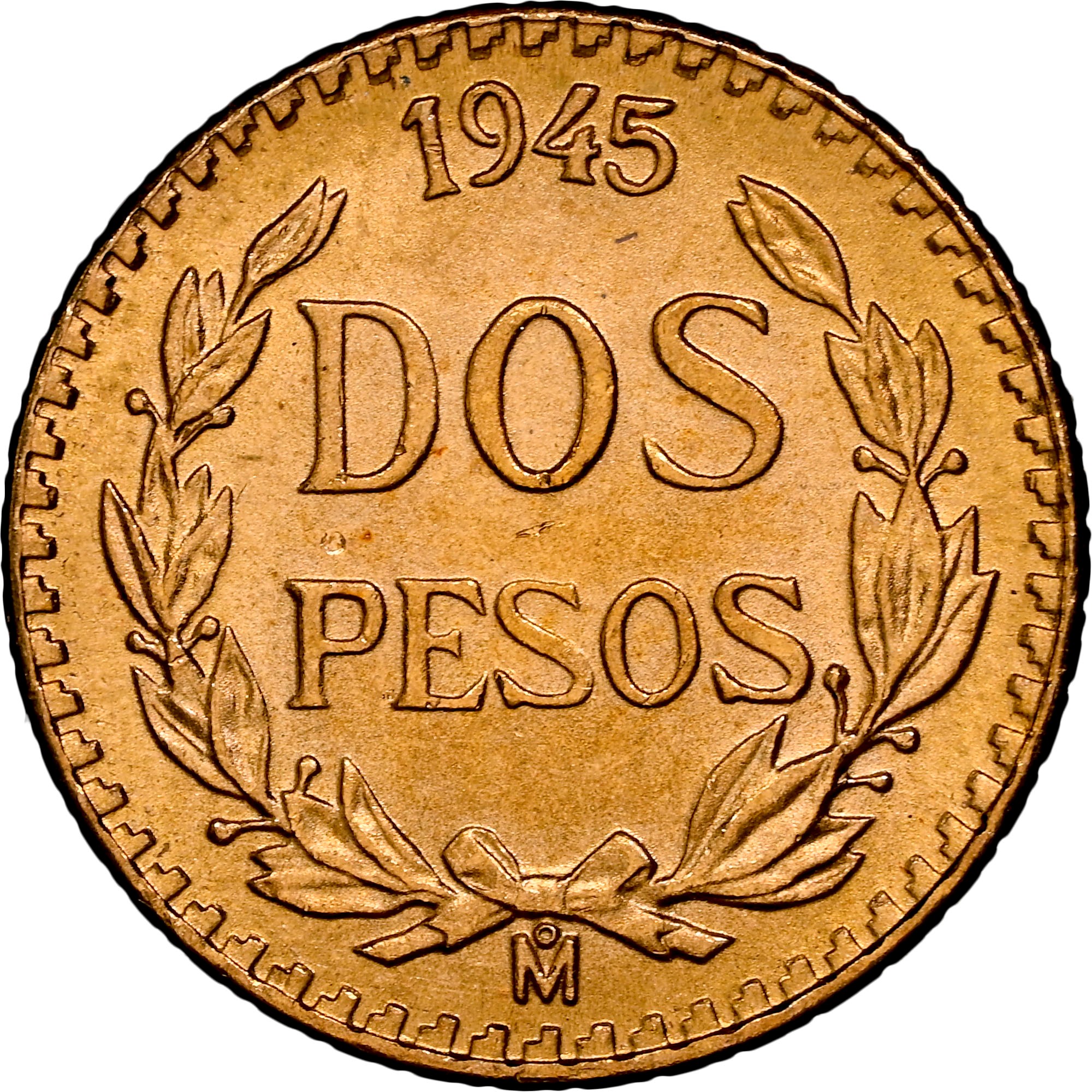 2 Pesos Mexican Gold Coin | Coin Talk