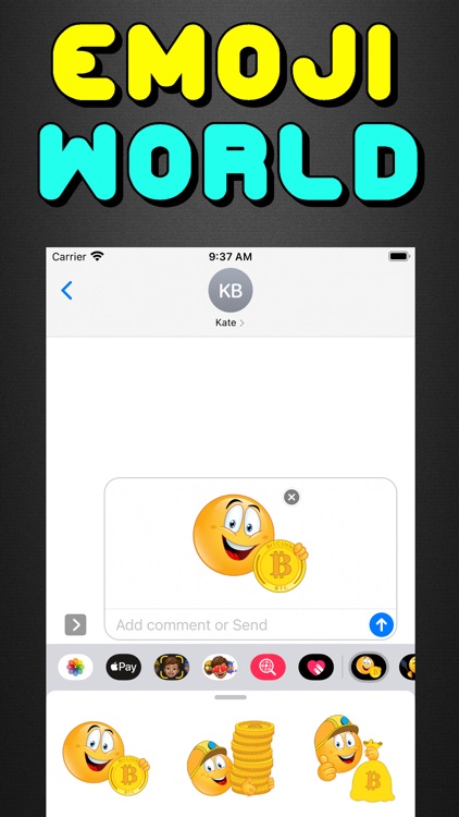 Introductions - Bitcoin BTC Emoji Stickers | Emoji stickers, Emoji, Bitcoin