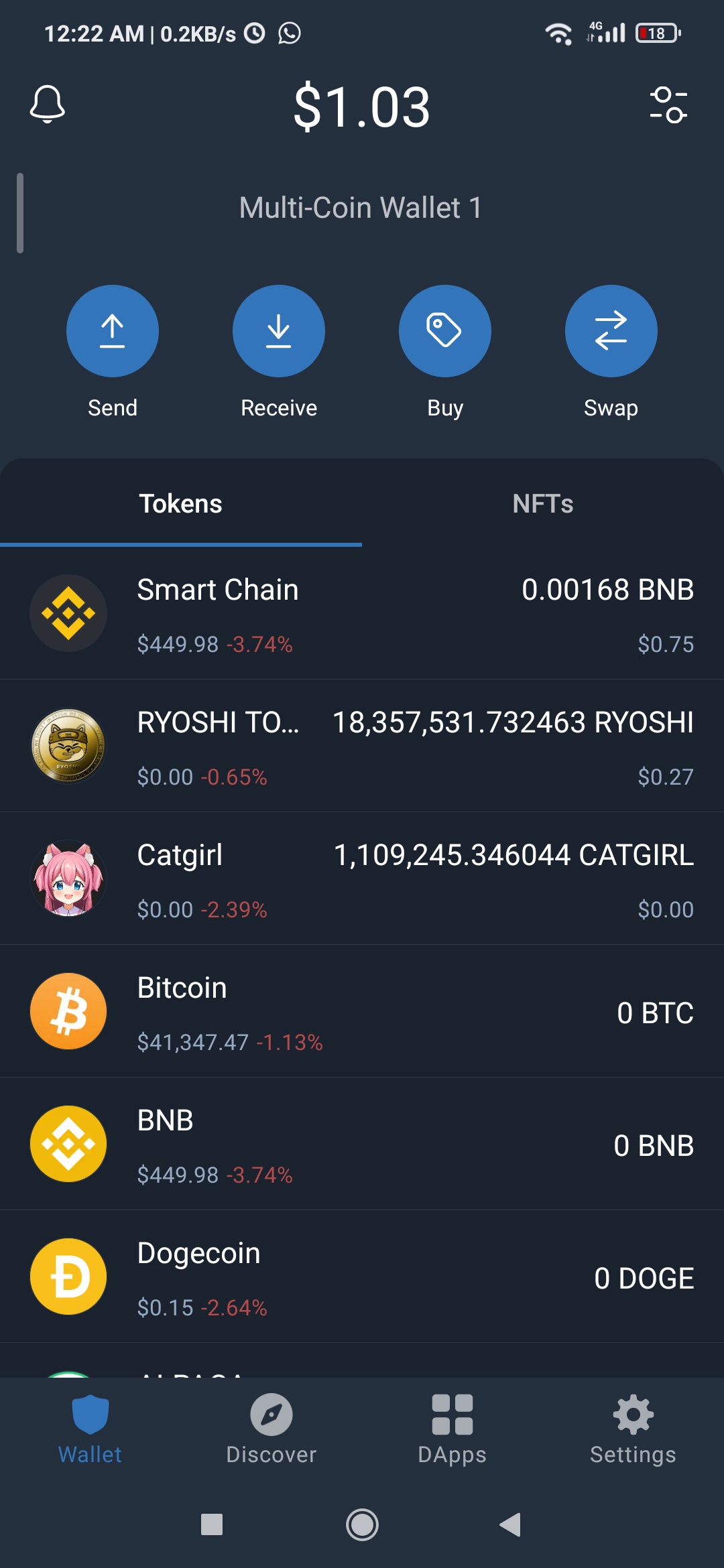 Doge coins aren't in trust wallet - English - Trust Wallet