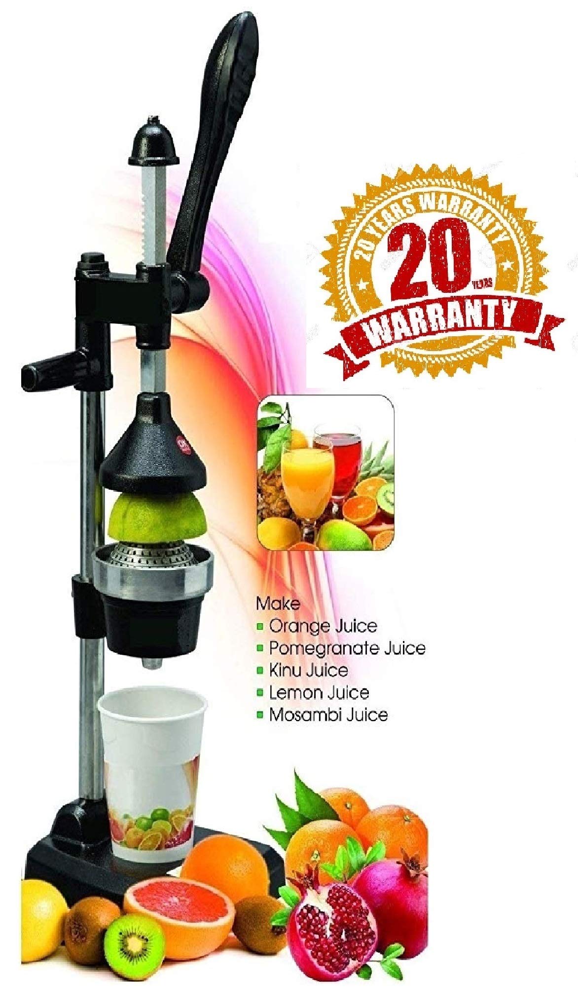 Indian Made Aluminum Hand Press Juicer Machine