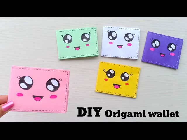 DIY Paper Wallet With 3 Easy Supplies | Kidsstoppress