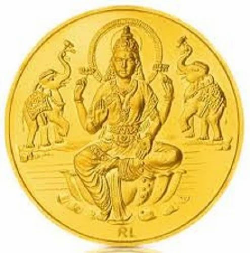 Buy 1 gram Lakshmi gold coin | Gold Coins | SVTM Jewels