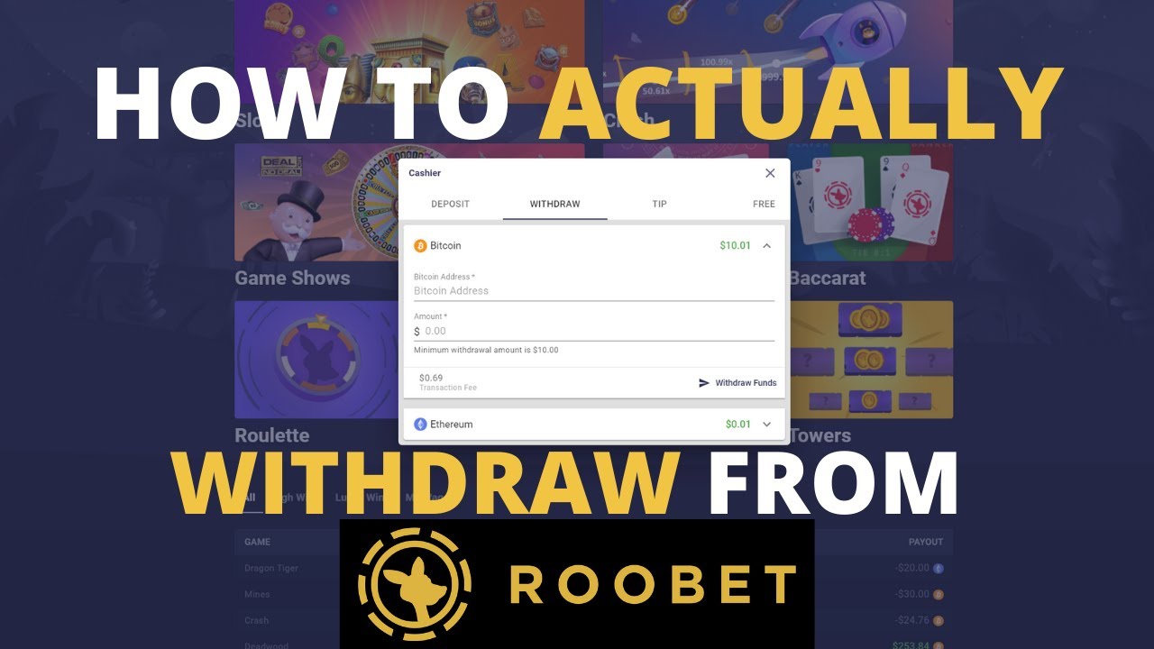 Roobet Deposit Methods | How to Deposit at Roobet 