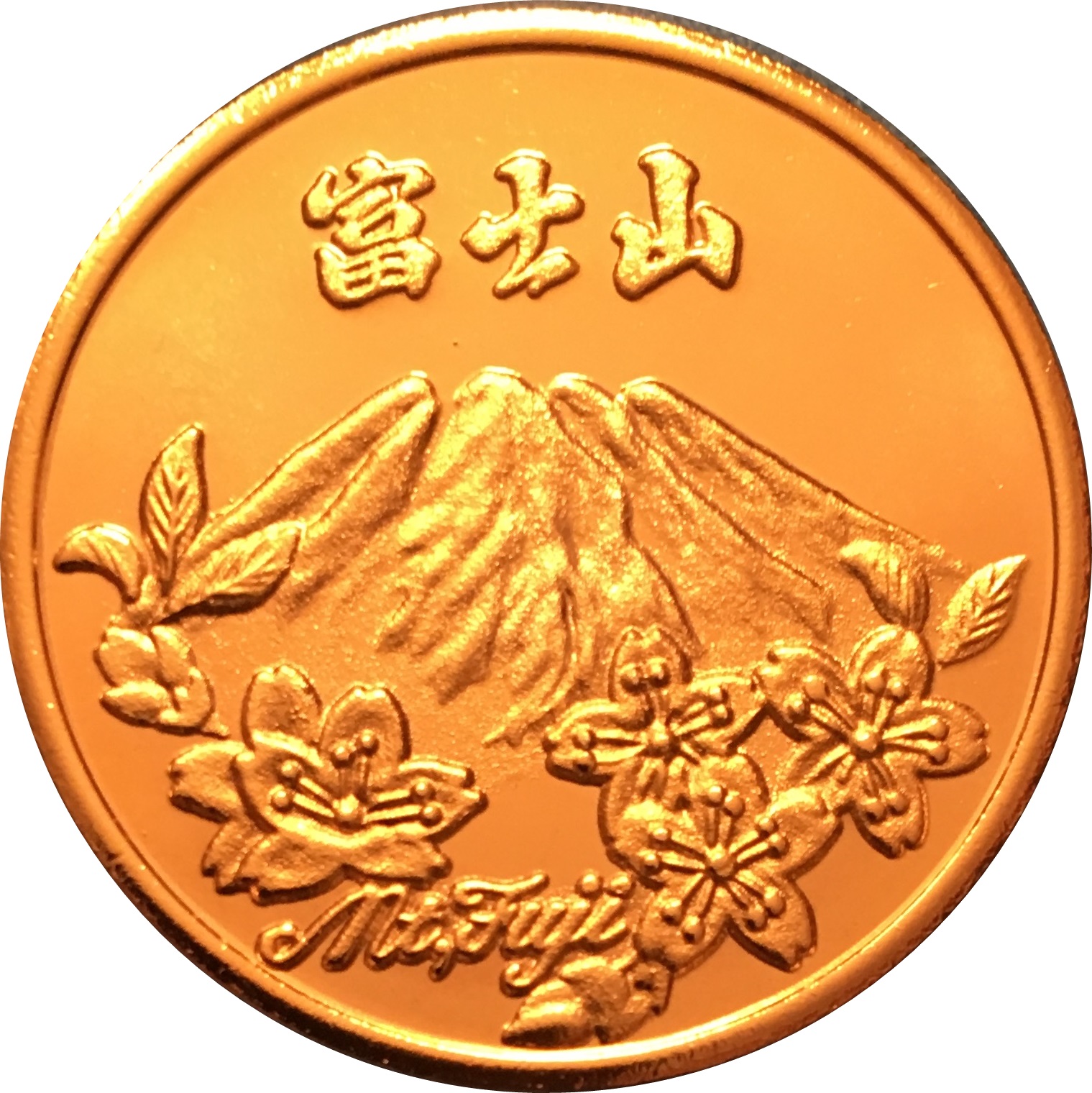 Mt Fuji coin back | Coins, Imprinting, Japan