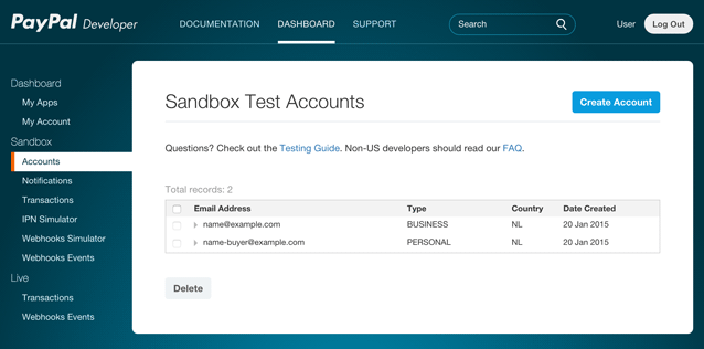 HostKnox :: PayPal Sandbox Tutorial