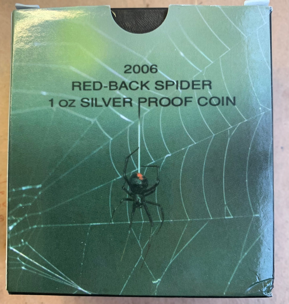 1 oz Australia's Most Dangerous - Redback Spider Silver Coin – Belmont Bullion