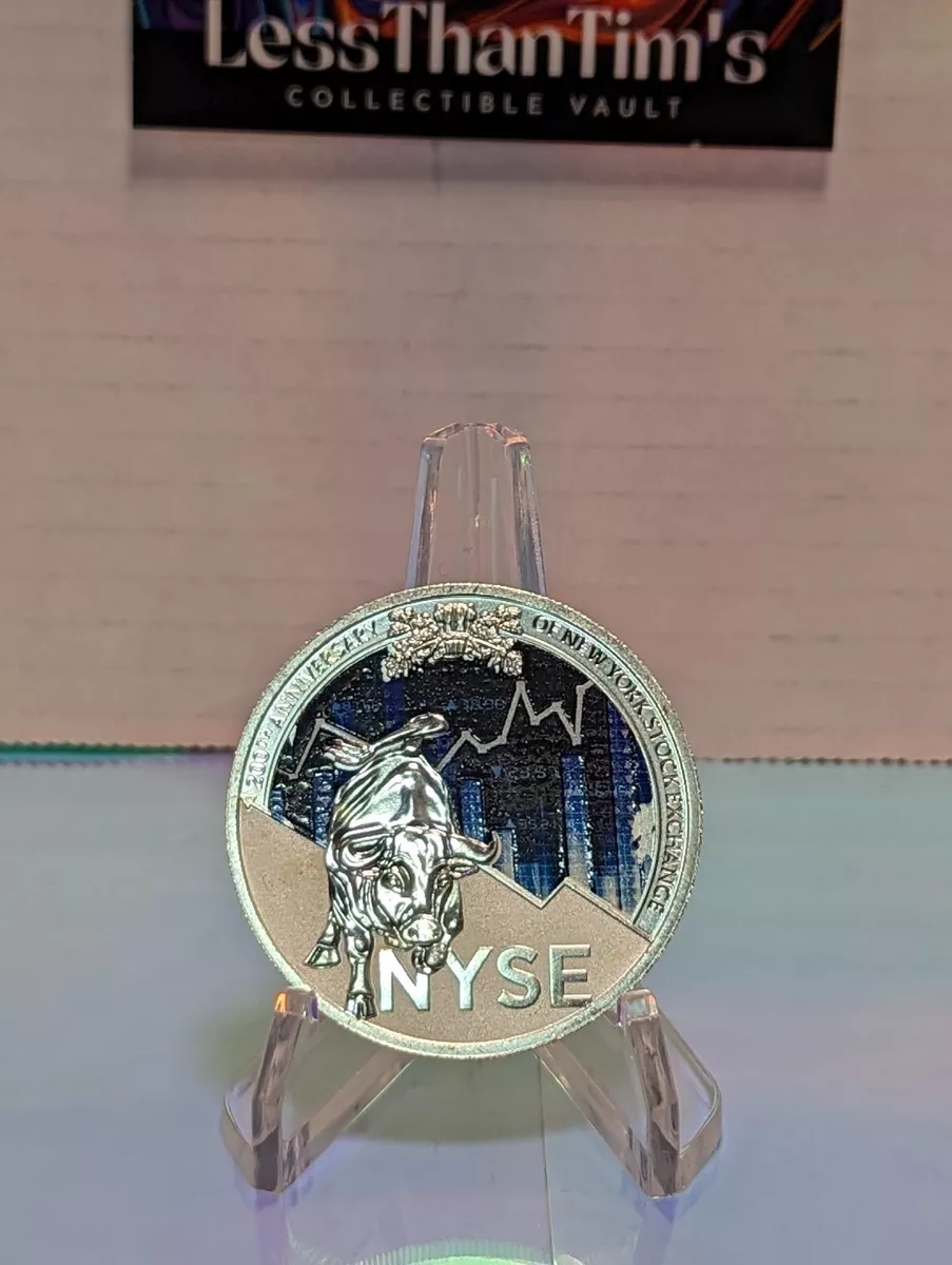 th New York Stock Exchange, francs (silver coin)