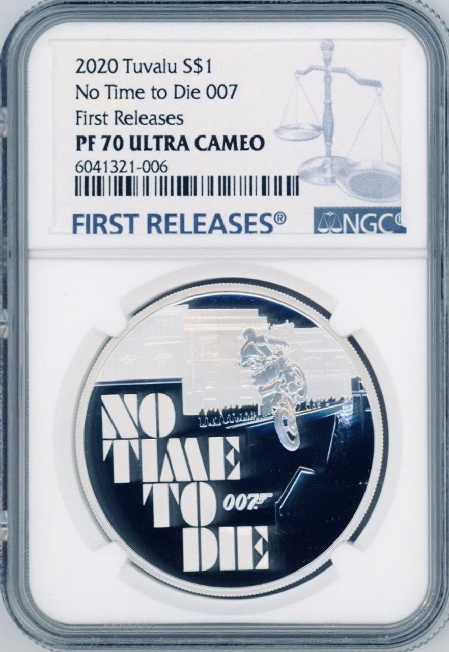 James Bond - No Time To Die 1oz Silver Proof Coin | Direct Coins