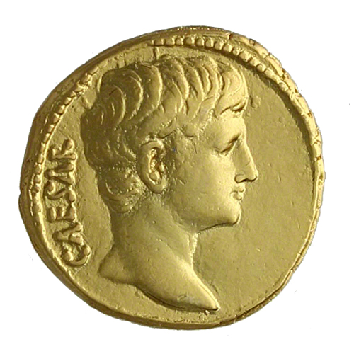 Gold coin of Emperor Augustus | Mintage World