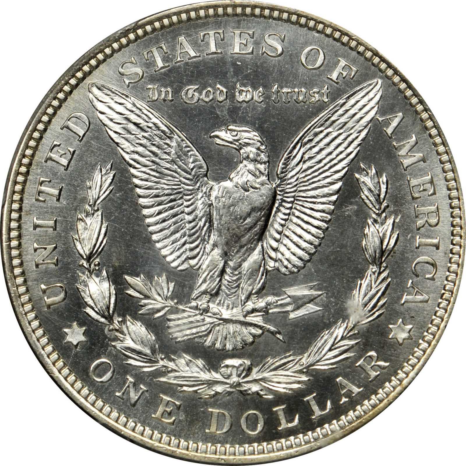 Silver American Morgan Dollar coin, 'E Pluribus Unum' On… | ecobt.ru