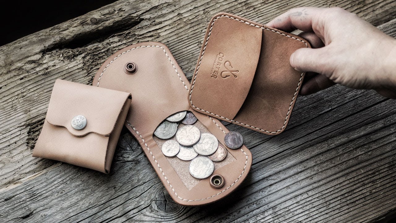 Luxury Leather Coin Purse | Made In England by Tusting