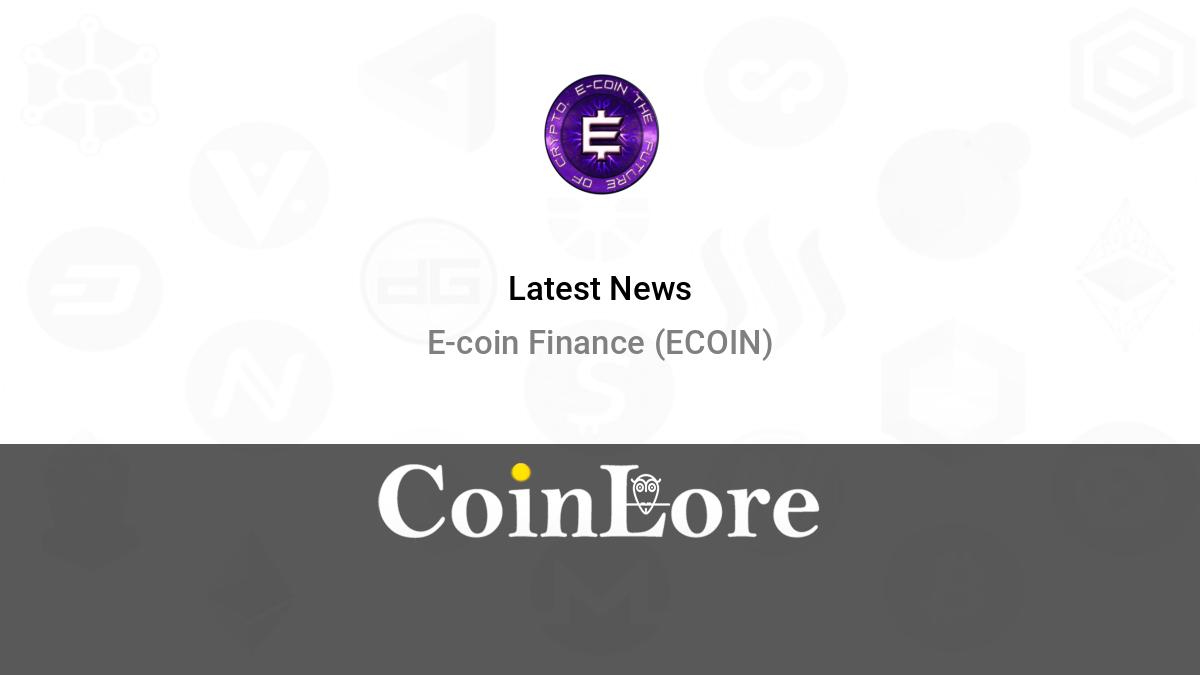 Ecoin Price Today (USD) | ECOIN Price, Charts & News | ecobt.ru