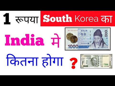 Currency Conversion of South Korean Won to Indian Rupee | Currency Converter