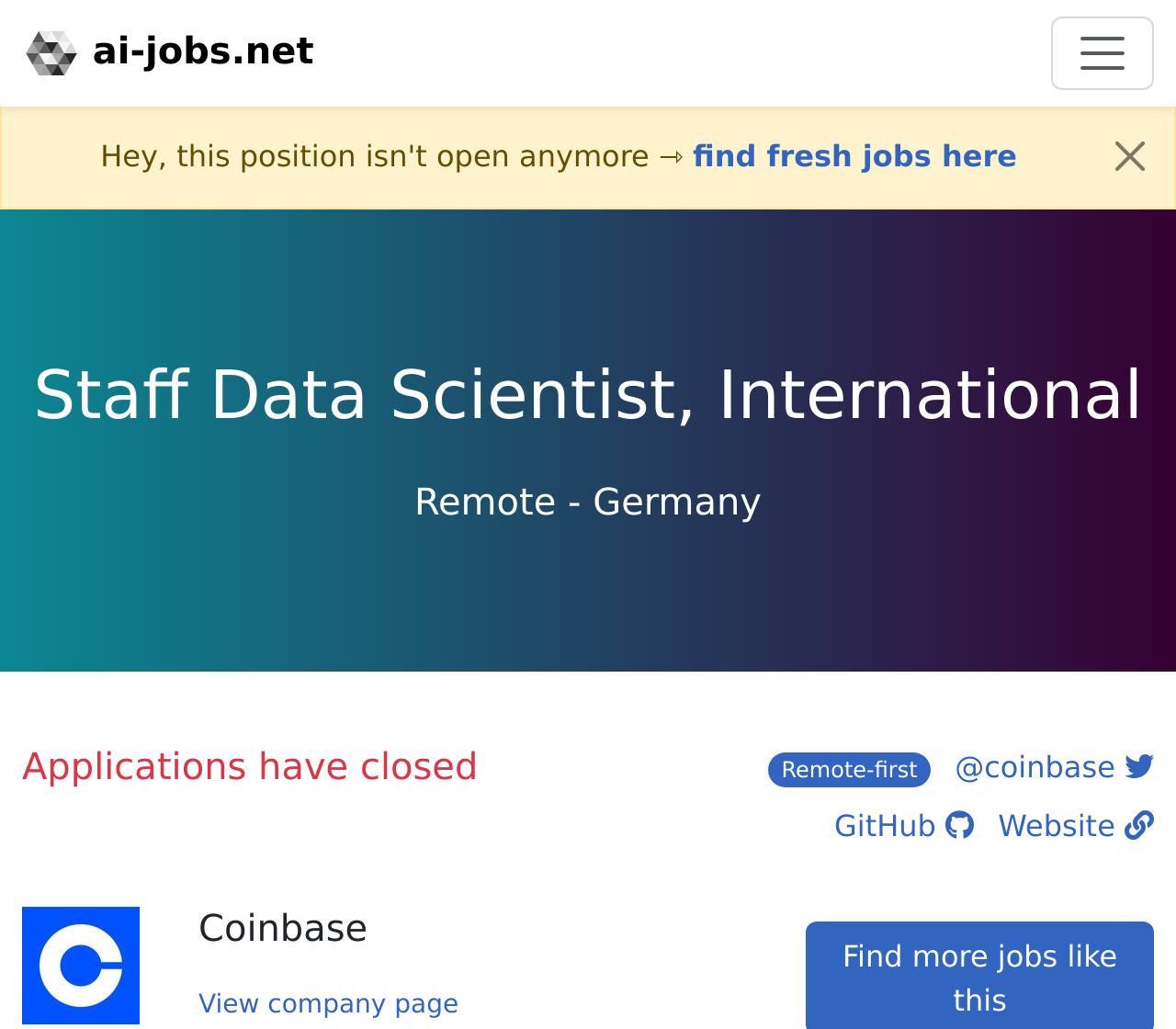 Interview Query | Coinbase Data Scientist Salary