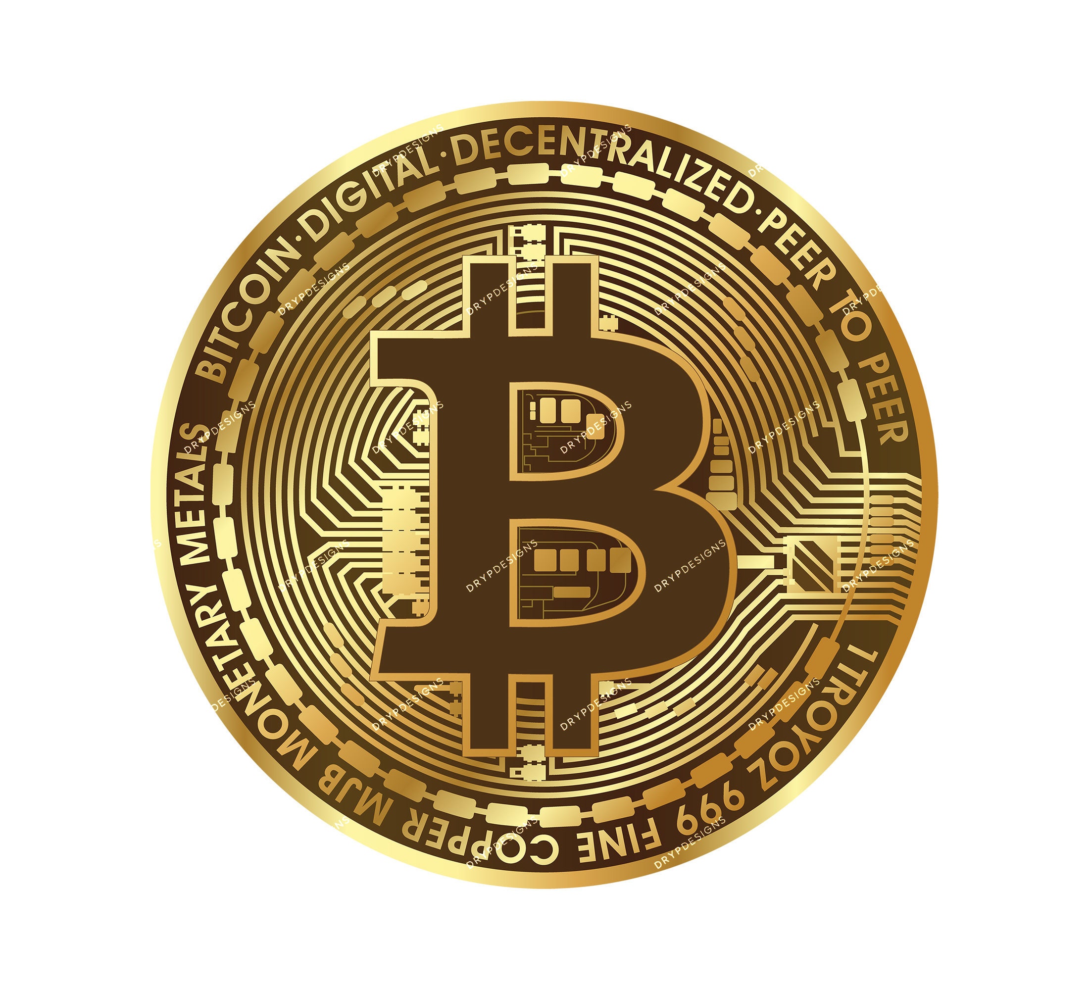 Bitcoin Logo PNG Transparent Images - PNG All