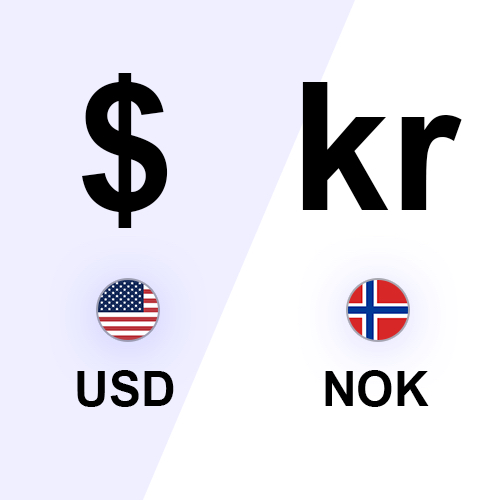 1 US Dollar to Norwegian Krone - Convert USD to NOK