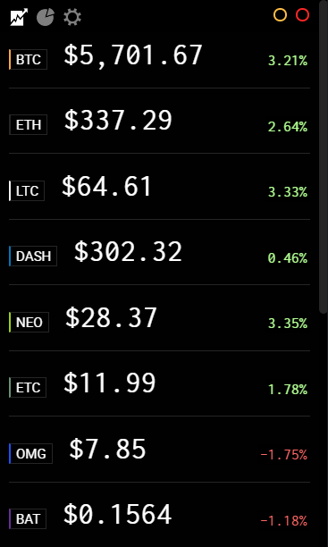 GitHub - davidvidmar/Crycker: A simple cryptocurrency ticker in Windows tray.