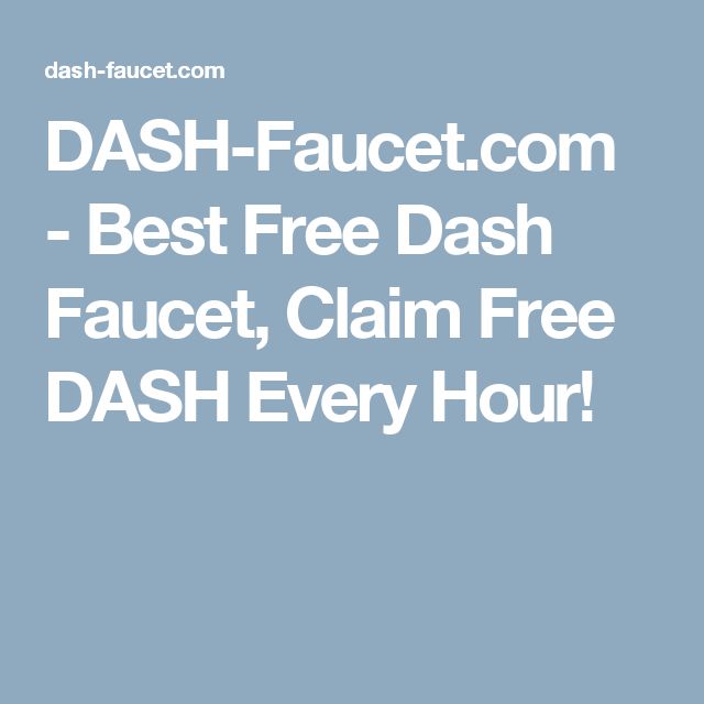 Dash (DASH) Faucets | March 