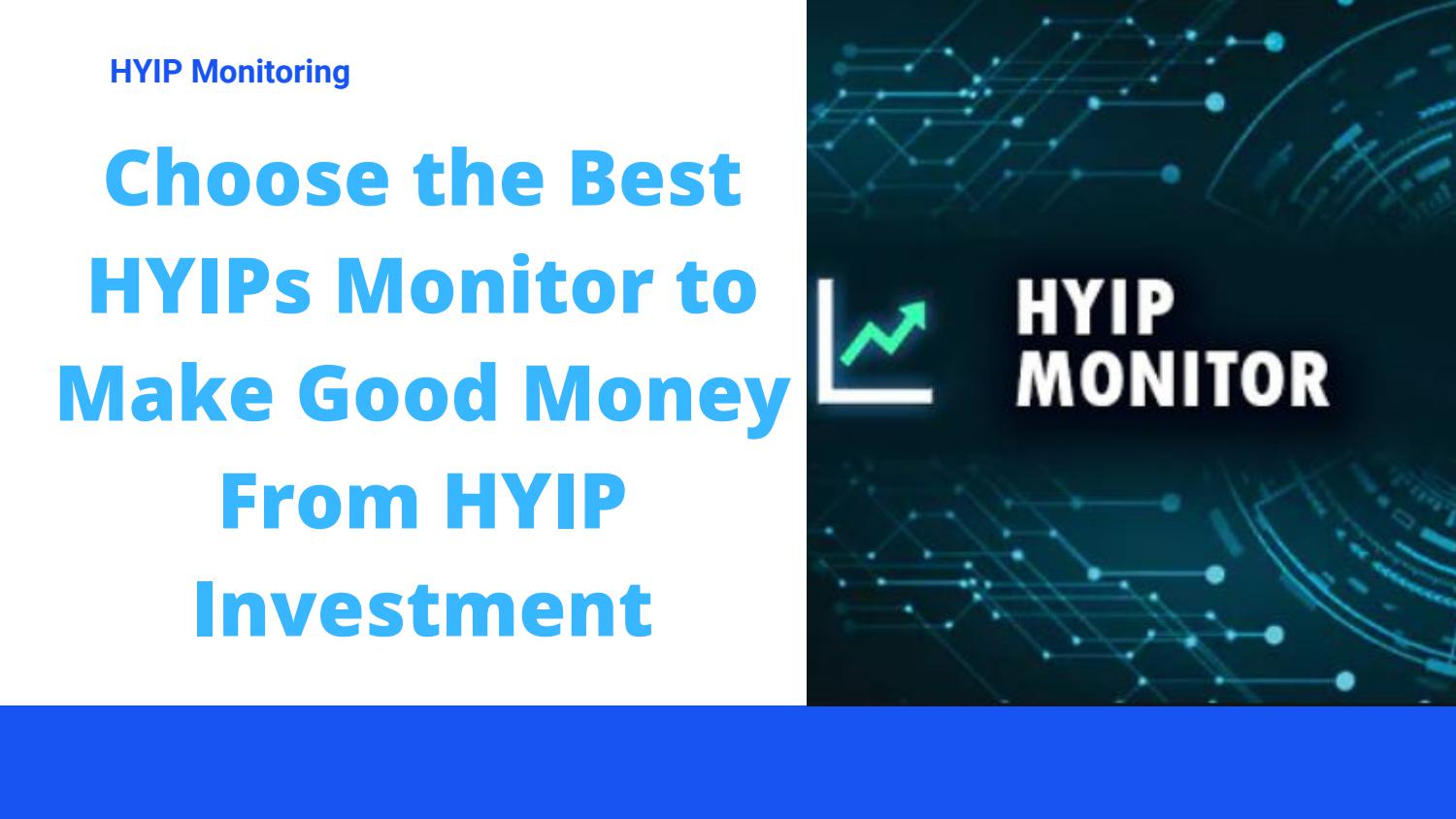 Best top paying Bitcoin HYIP investment information