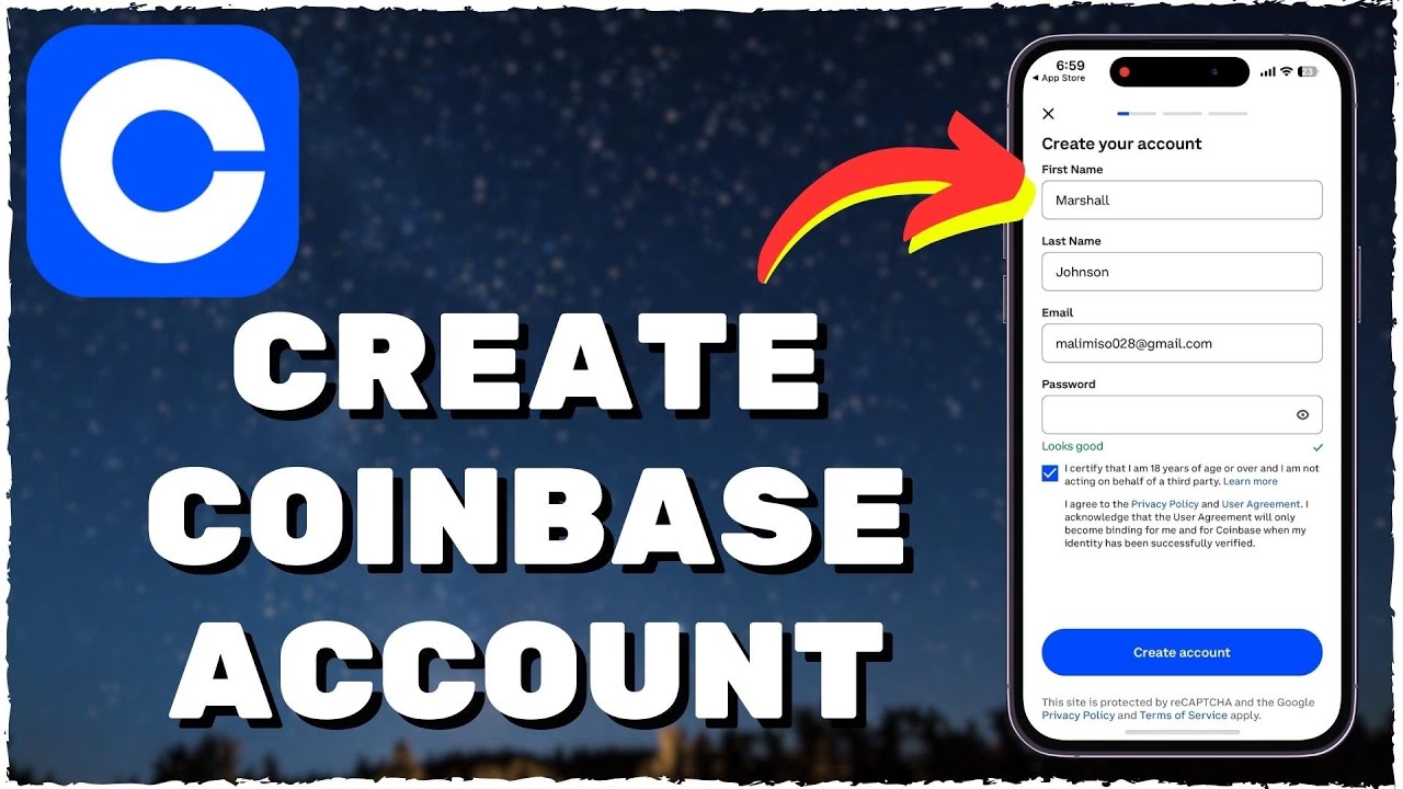 How to Create an Account and Register with Coinbase