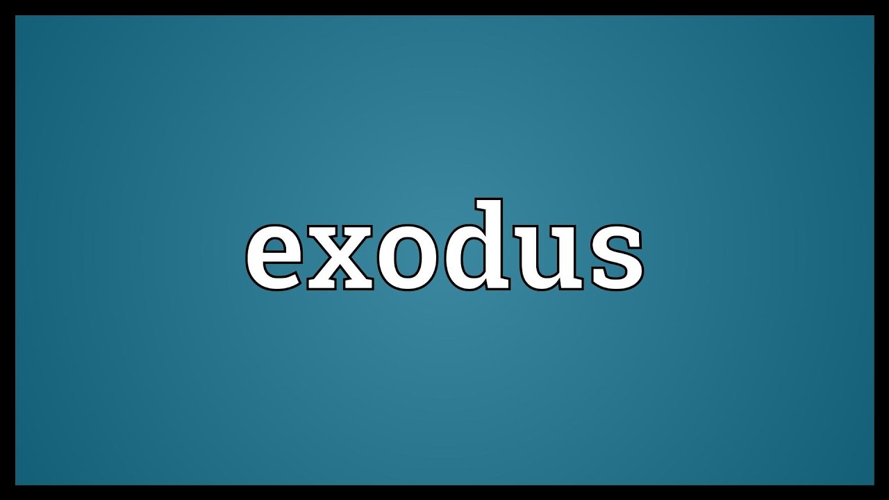 Exodus - Wiktionary, the free dictionary