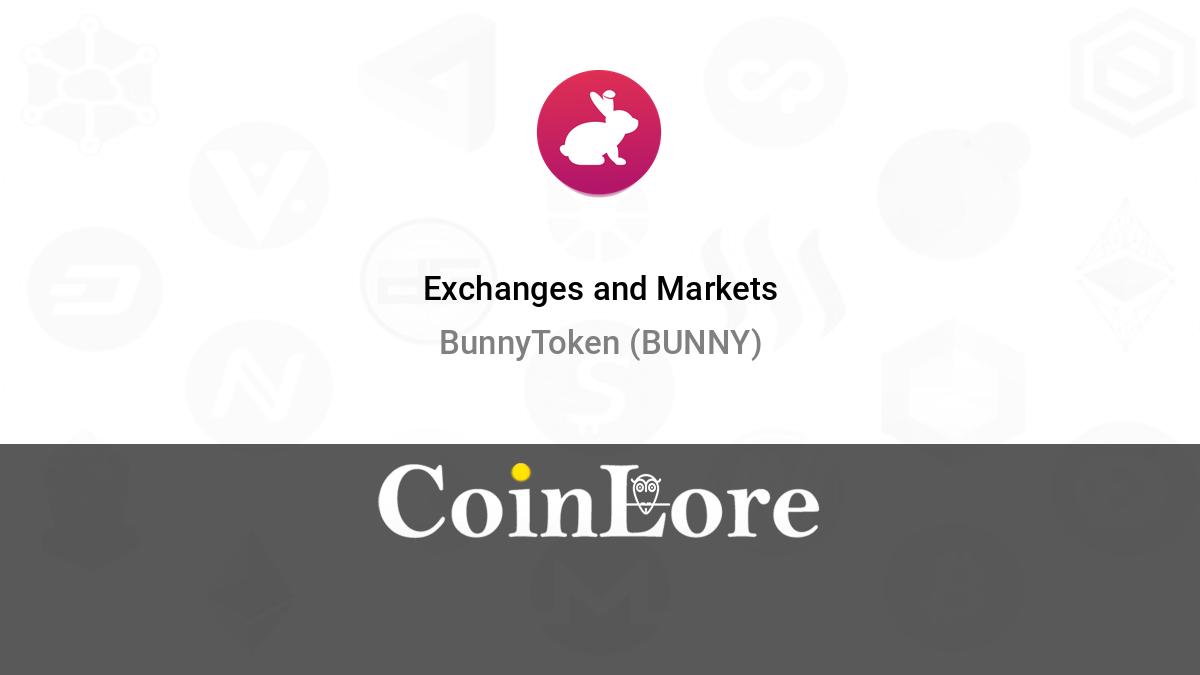 BunnyToken (BUNNY) price, market cap | $ | Chart | COIN