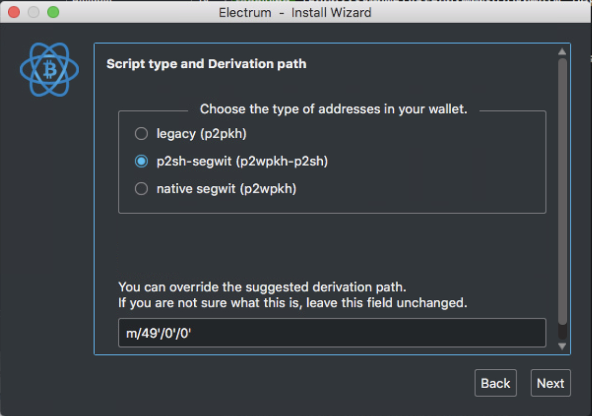 Creating a P2SH Segwit Wallet with Electrum – Bitcoin Electrum