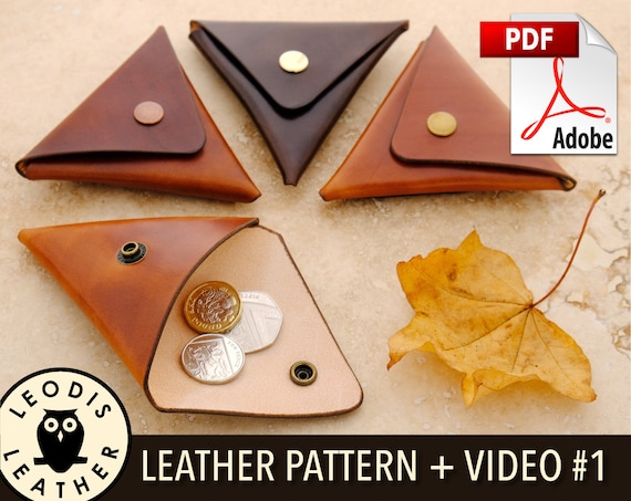 Heart DIY Leather Bird Coin Purse – Hometown Leatherworks