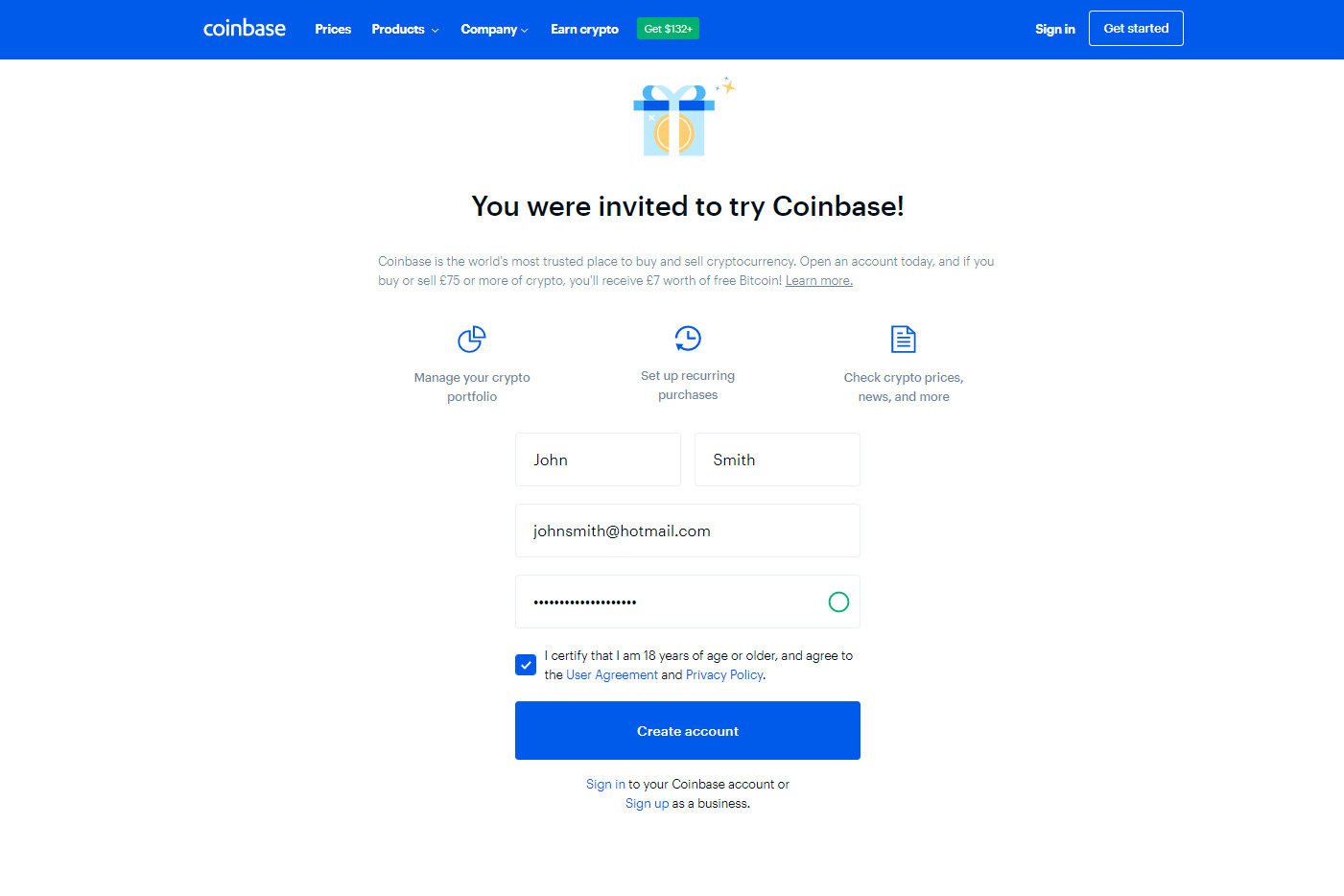 Coinbase Referral Code - Refer Your Friends