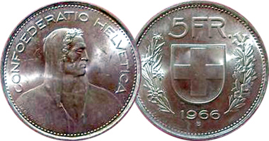 5 francs , Switzerland - Coin value - ecobt.ru