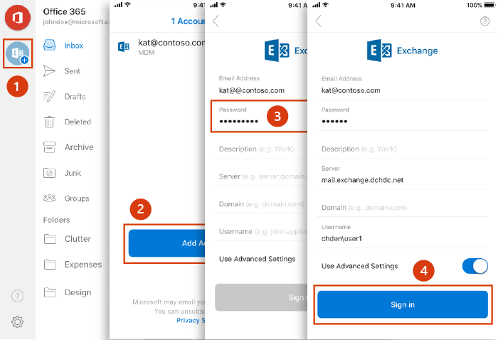Setup Microsoft Exchange on Outlook for Android - Knowledgebase | Thexyz