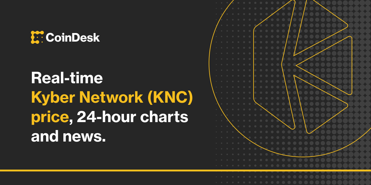 Kyber Network Crystal Price (KNC), Market Cap, Price Today & Chart History - Blockworks