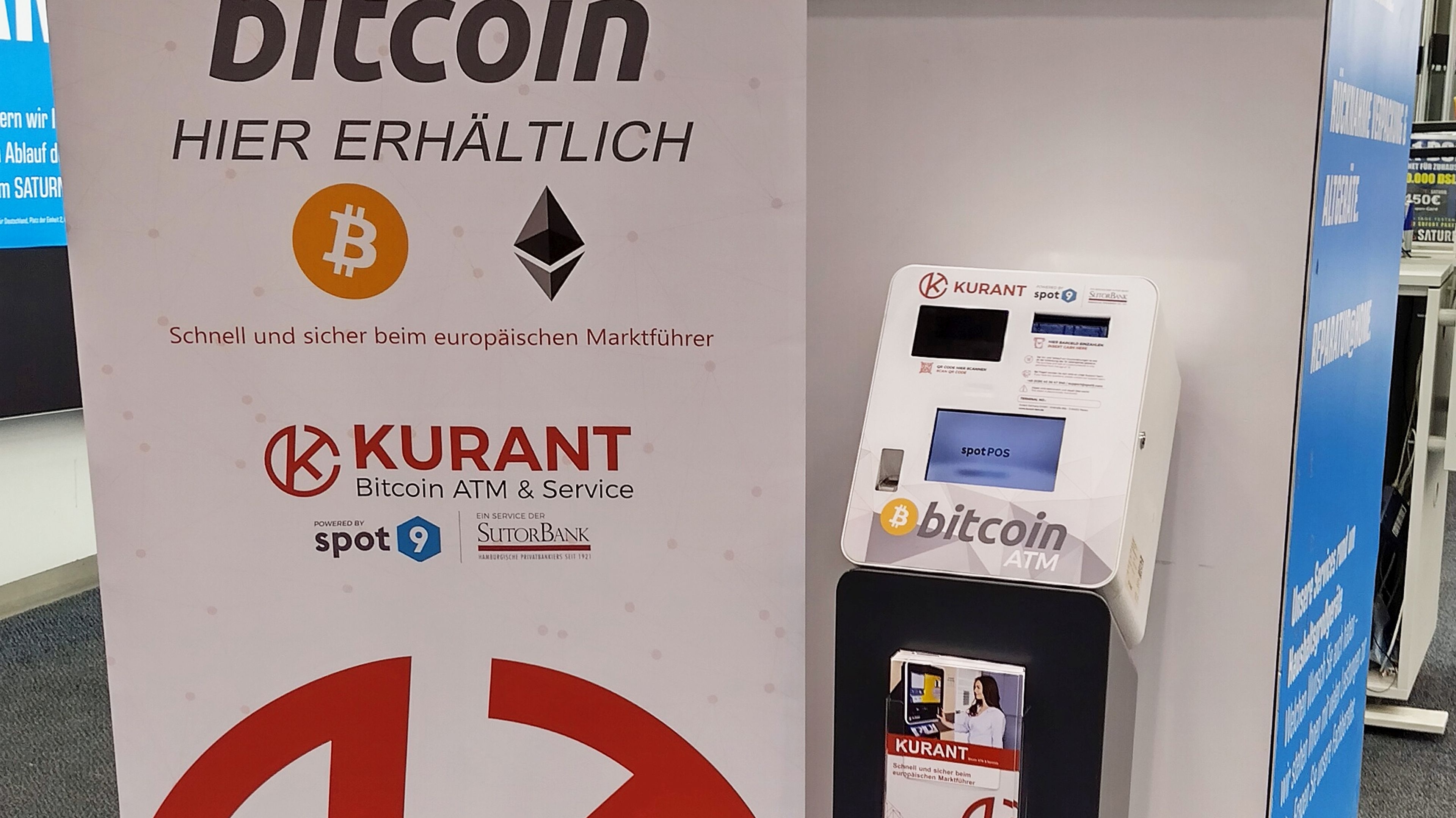 Largest German Electronics Store Saturn To Install Bitcoin ATM Machines