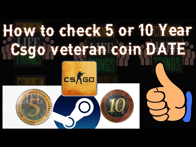 Buy CS:GO 5 & 10 Year Veteran Coin Accounts - EZSmurfs
