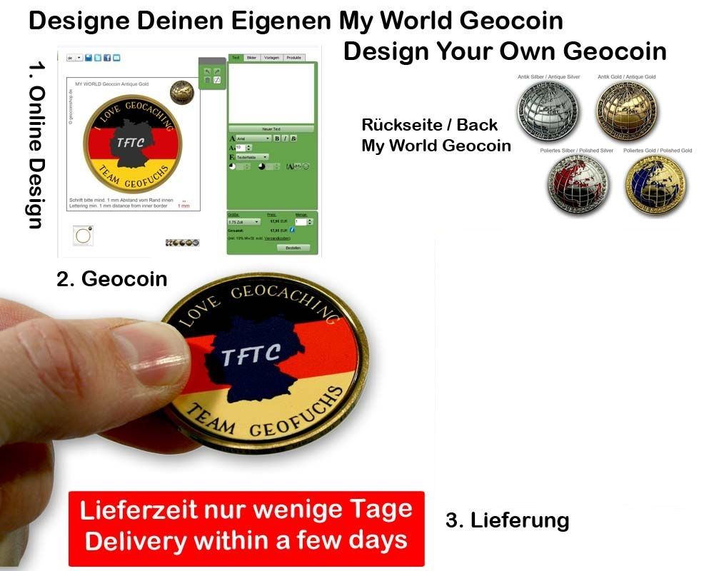 LaserLogoShop - 10 Jahre LaserLogoShop Geocoin