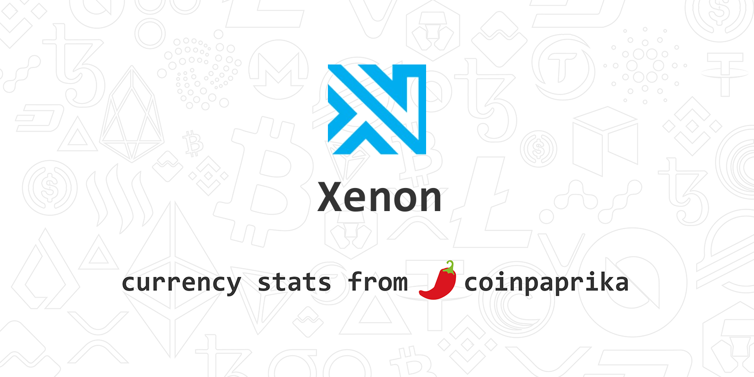 Xenon Price Today - XNN to US dollar Live - Crypto | Coinranking