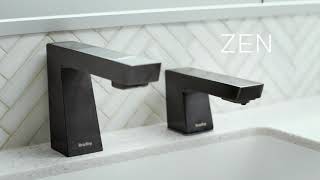 Zen by cersanit deck-mounted washbasin faucet gun metal Cersanit - Mrowka Building Supplies