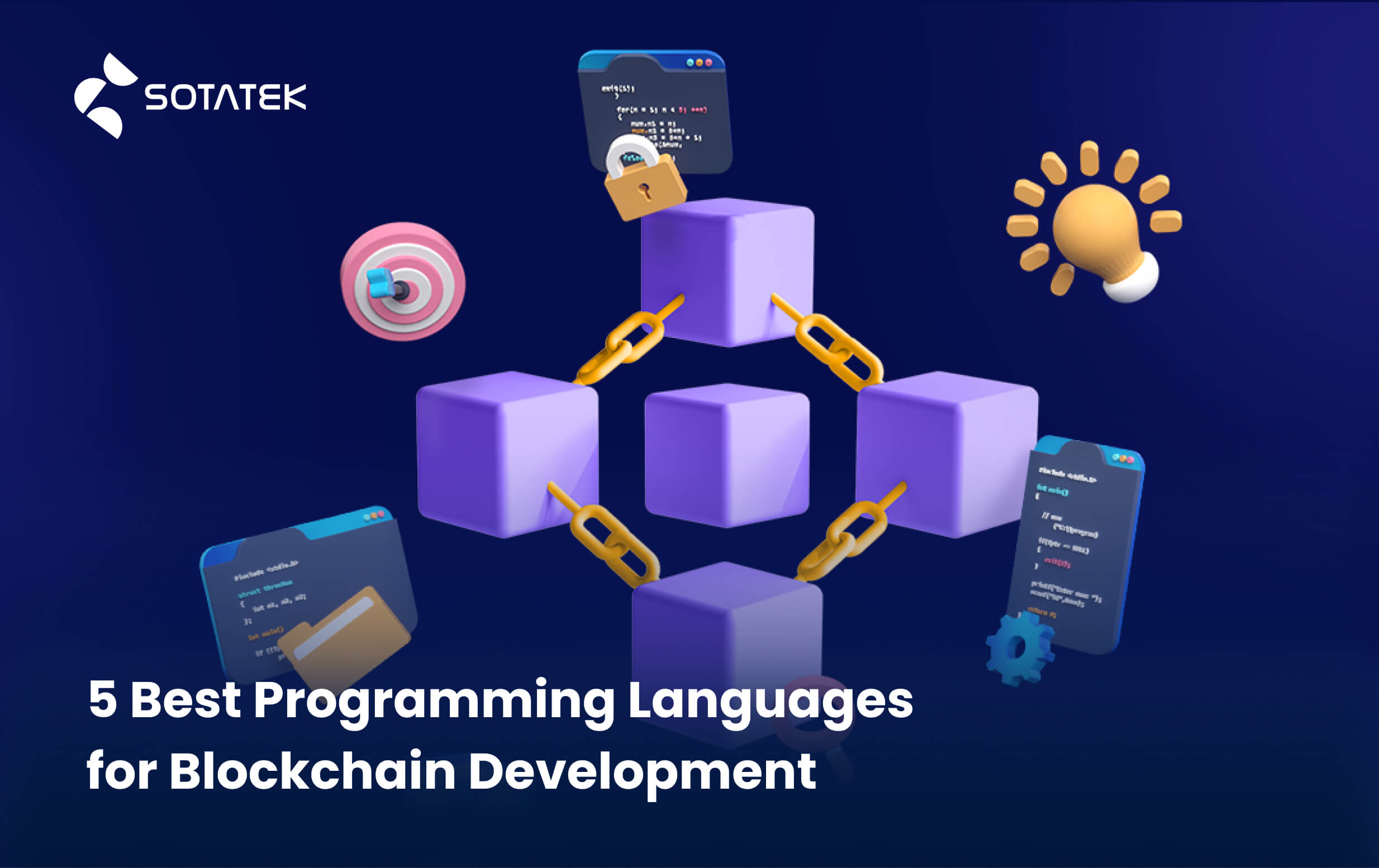 Top 15 blockchain programming languages for app development