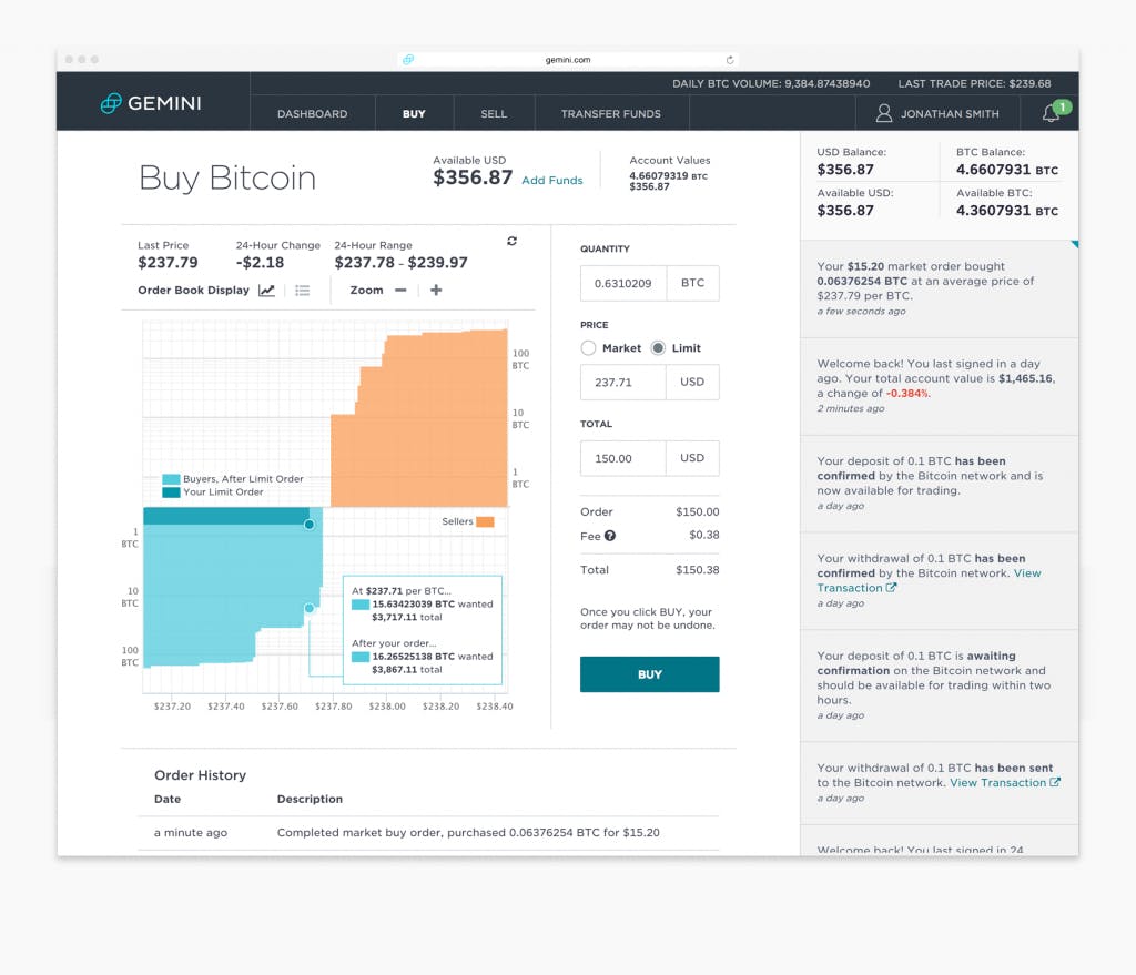 How to buy Bitcoin on Gemini? – CoinCheckup Crypto Guides