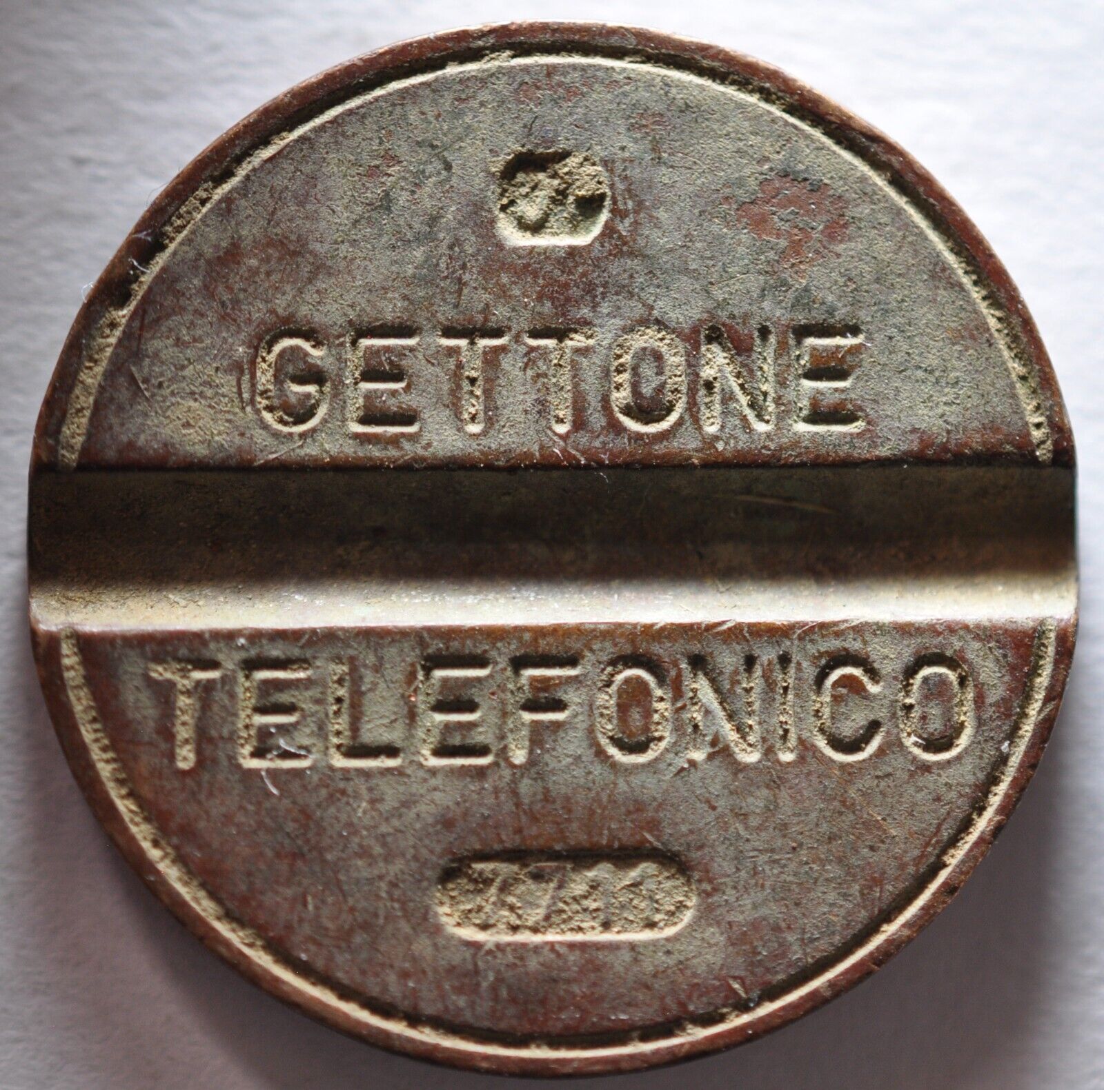 ITALY BRASS Telephone Token - Gettone Telefonico £ - PicClick UK