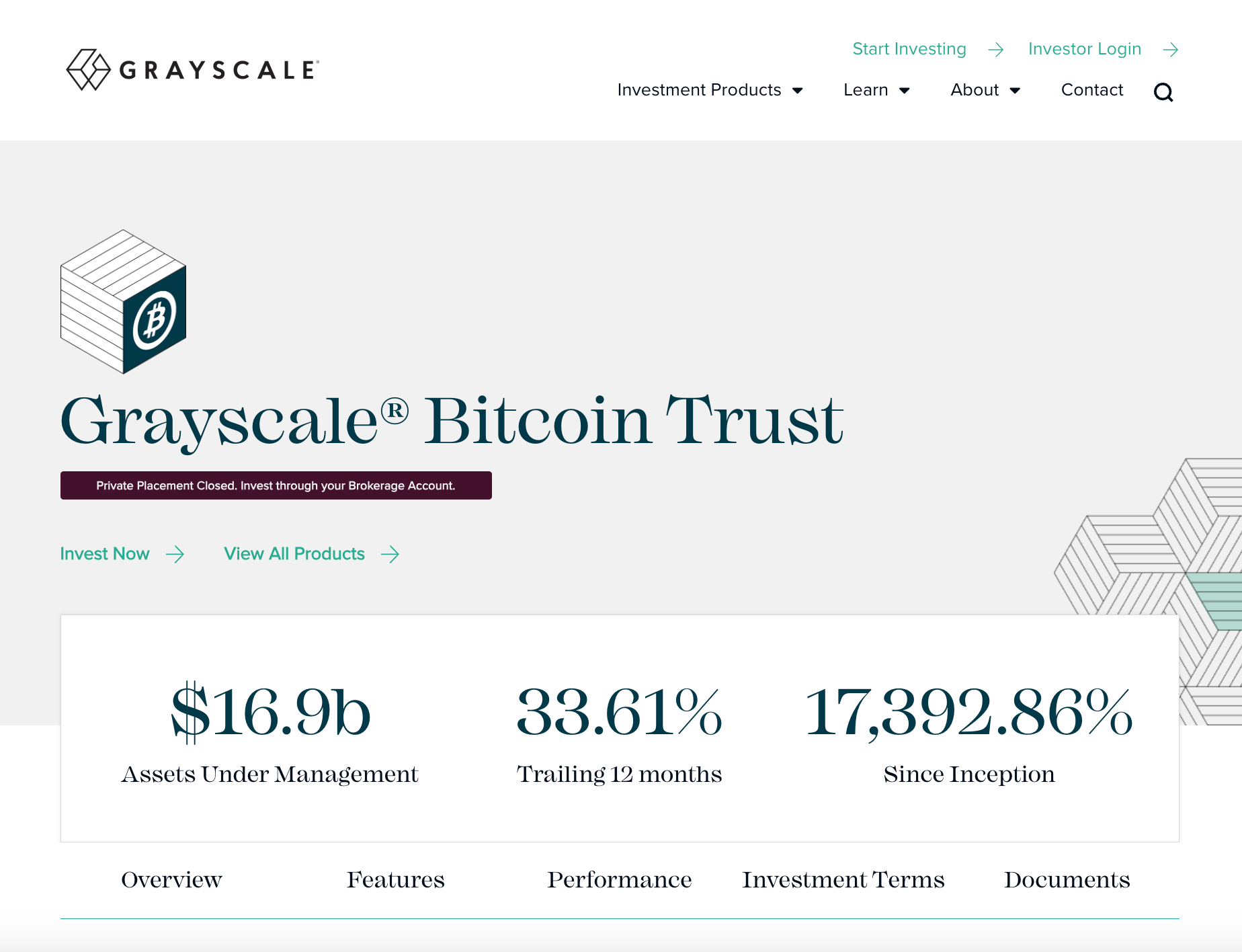 Grayscale Bitcoin Trust ETF - USD: GBTC ETF Price | US | MarketScreener