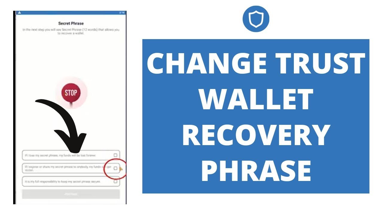 Change 12 key words - English - Trust Wallet