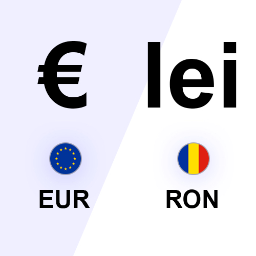 Convert Euros (EUR) and Romanian Lei (RON): Currency Exchange Rate Conversion Calculator