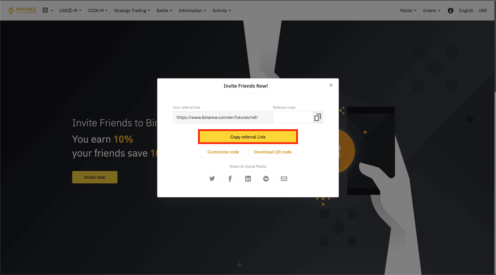 Binance Referral Not Working